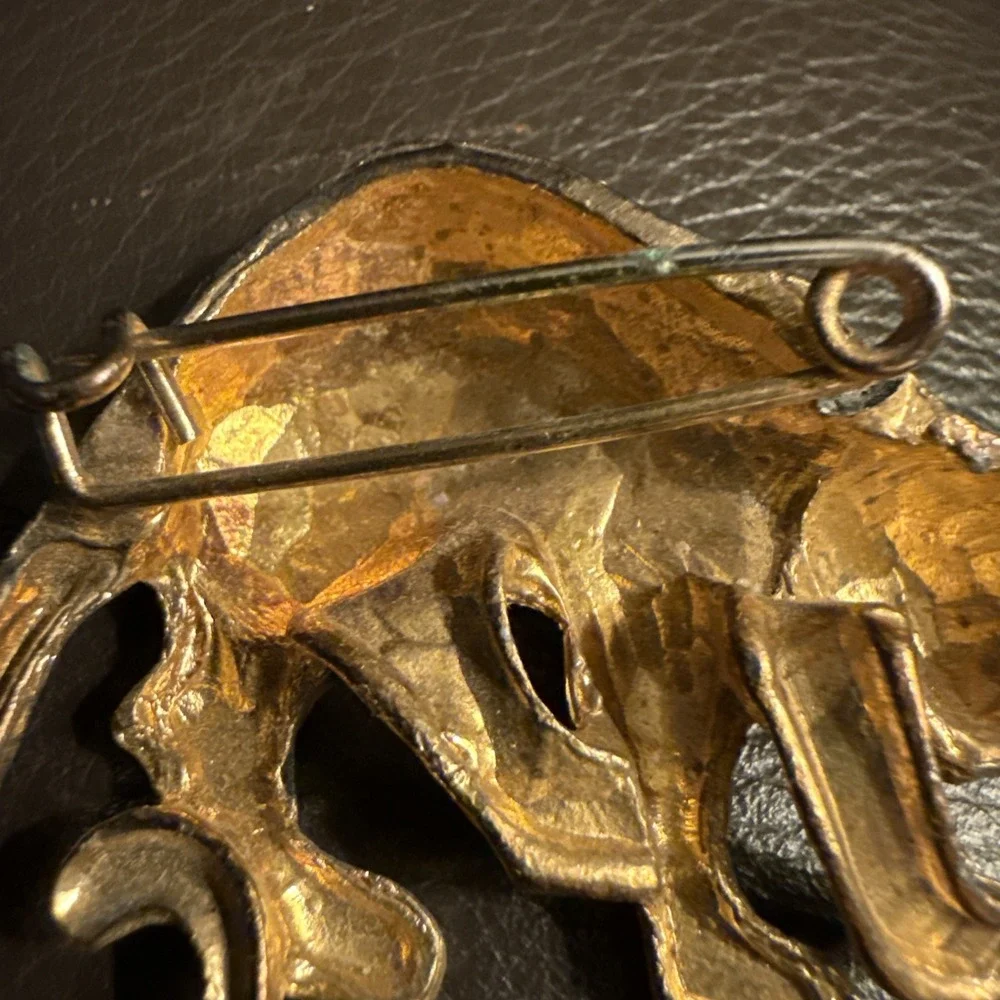 Vintage Leopard Cheetah Brooch